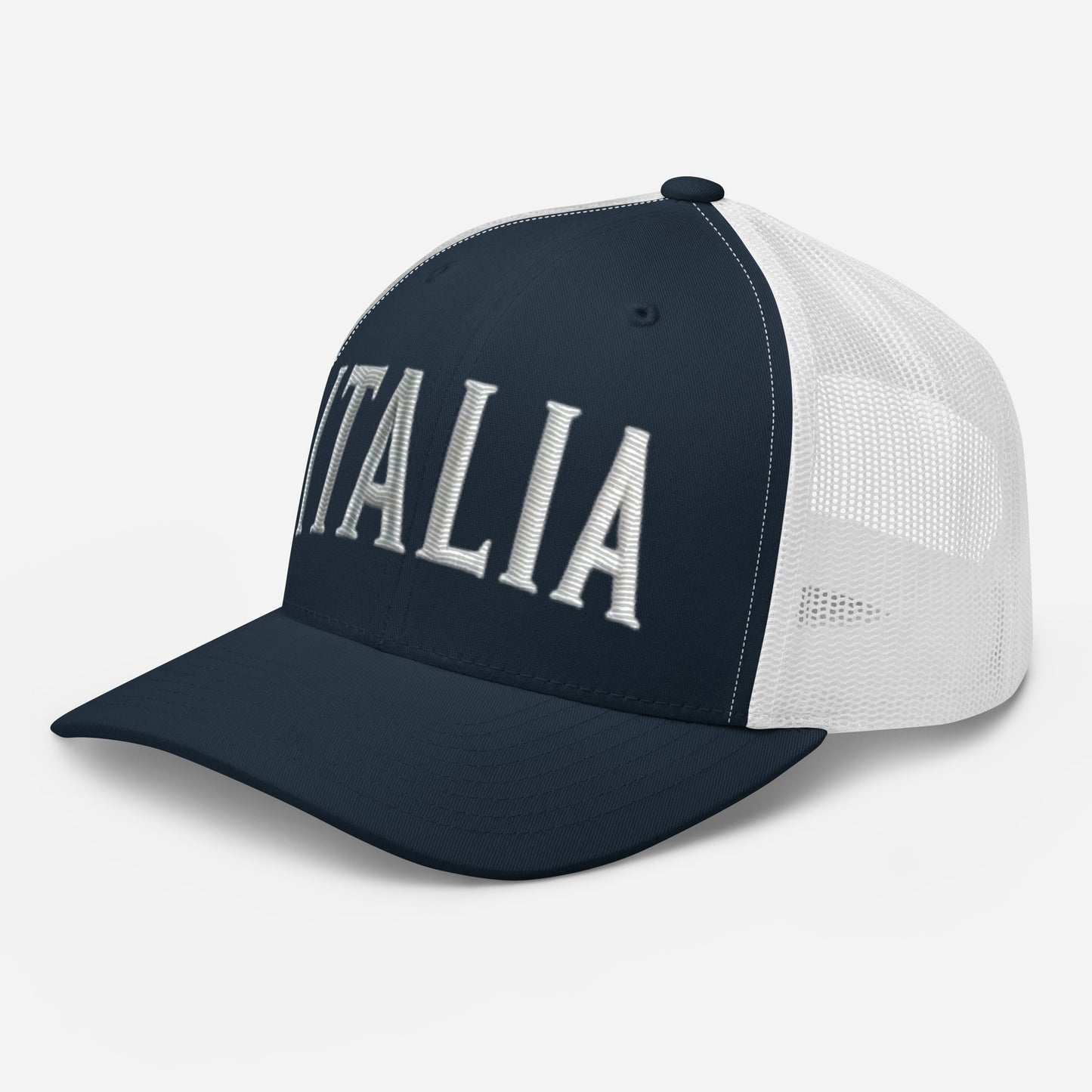 Embroidered Italy Hat – Stylish Trucker Cap for Every Day Italia Hat Vacation Destination