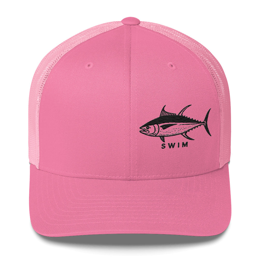 Yellowfin Tuna EmbroideredTrucker Cap