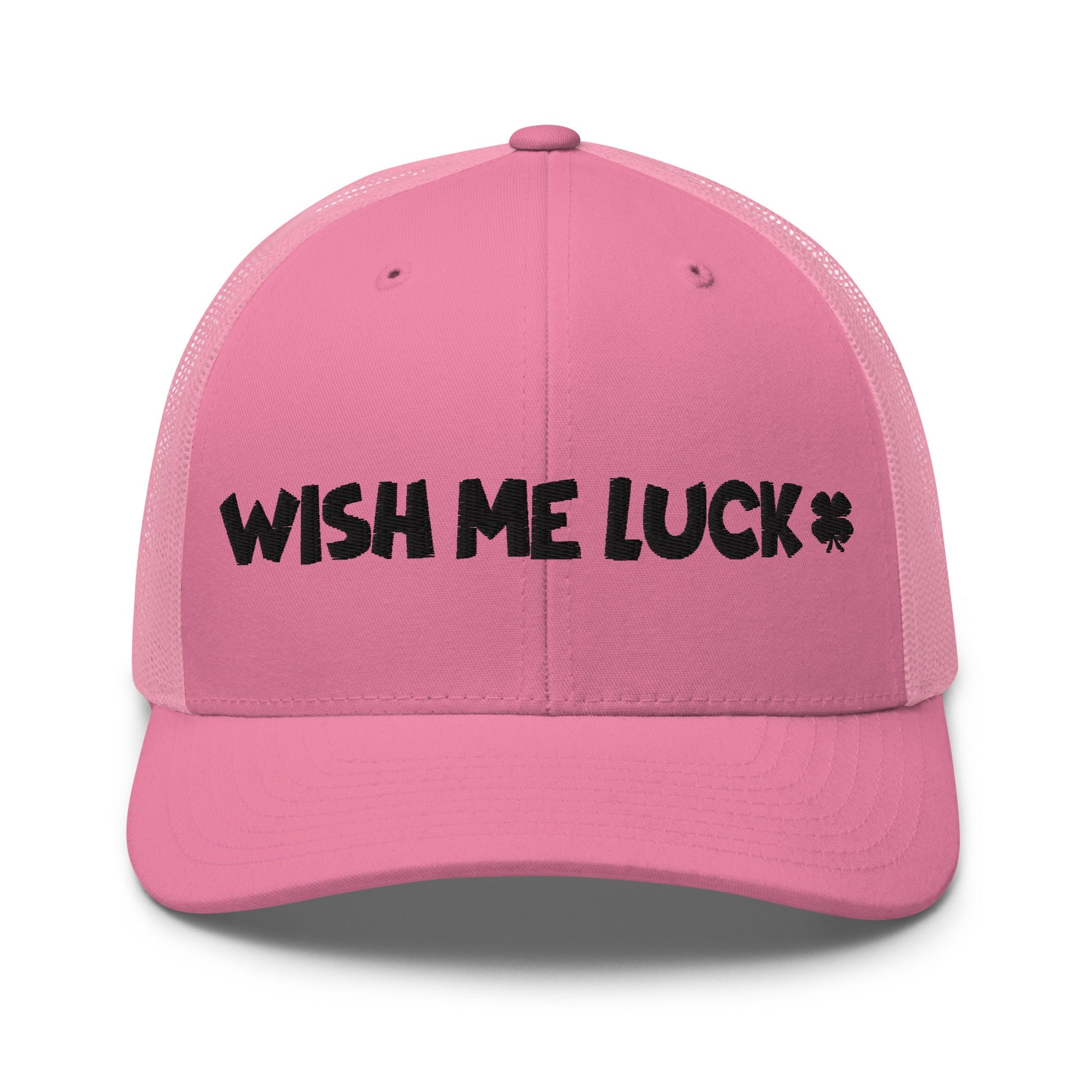 Wish Me Luck Clover Trucker Hat