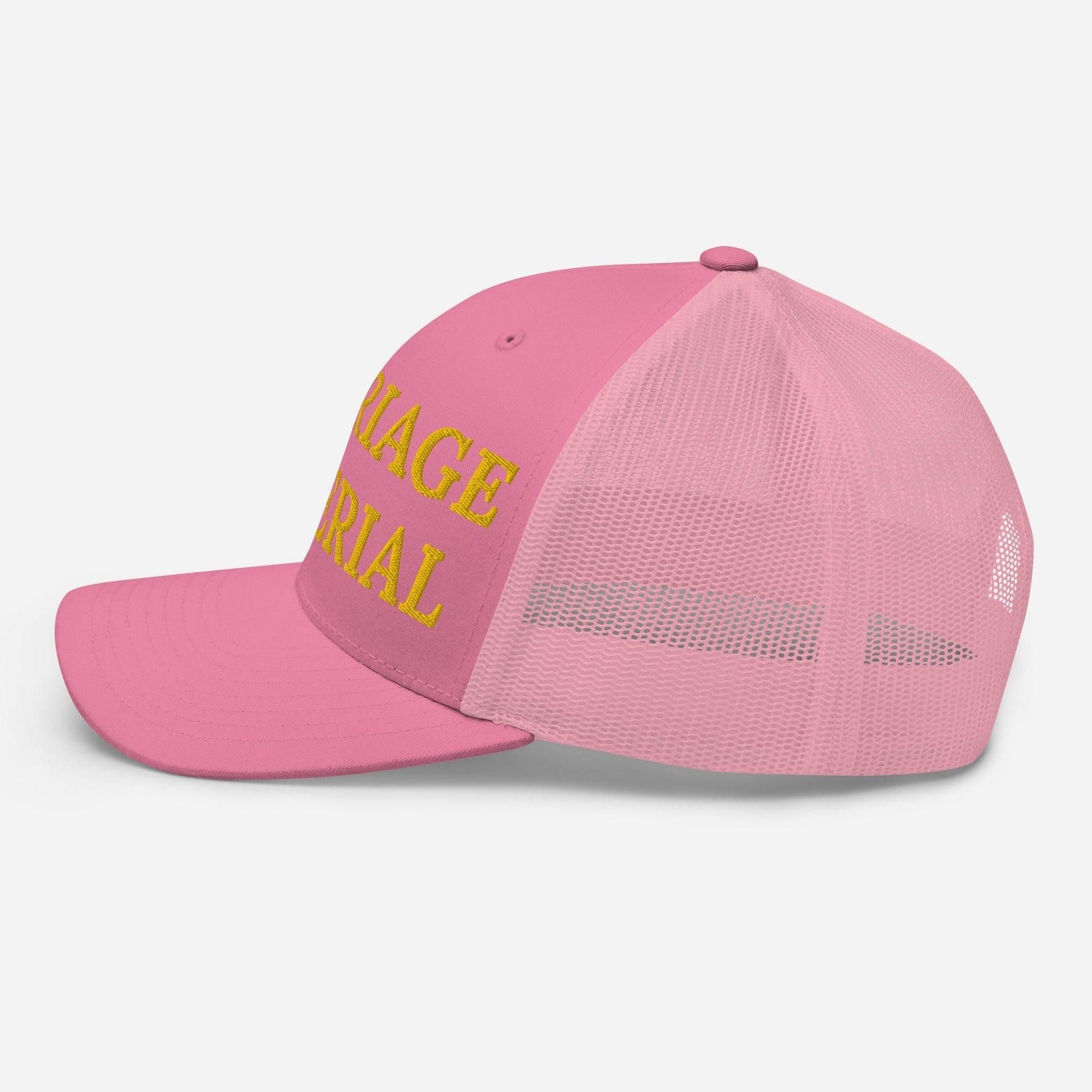 Marriage Material Embroidered Trucker Cap