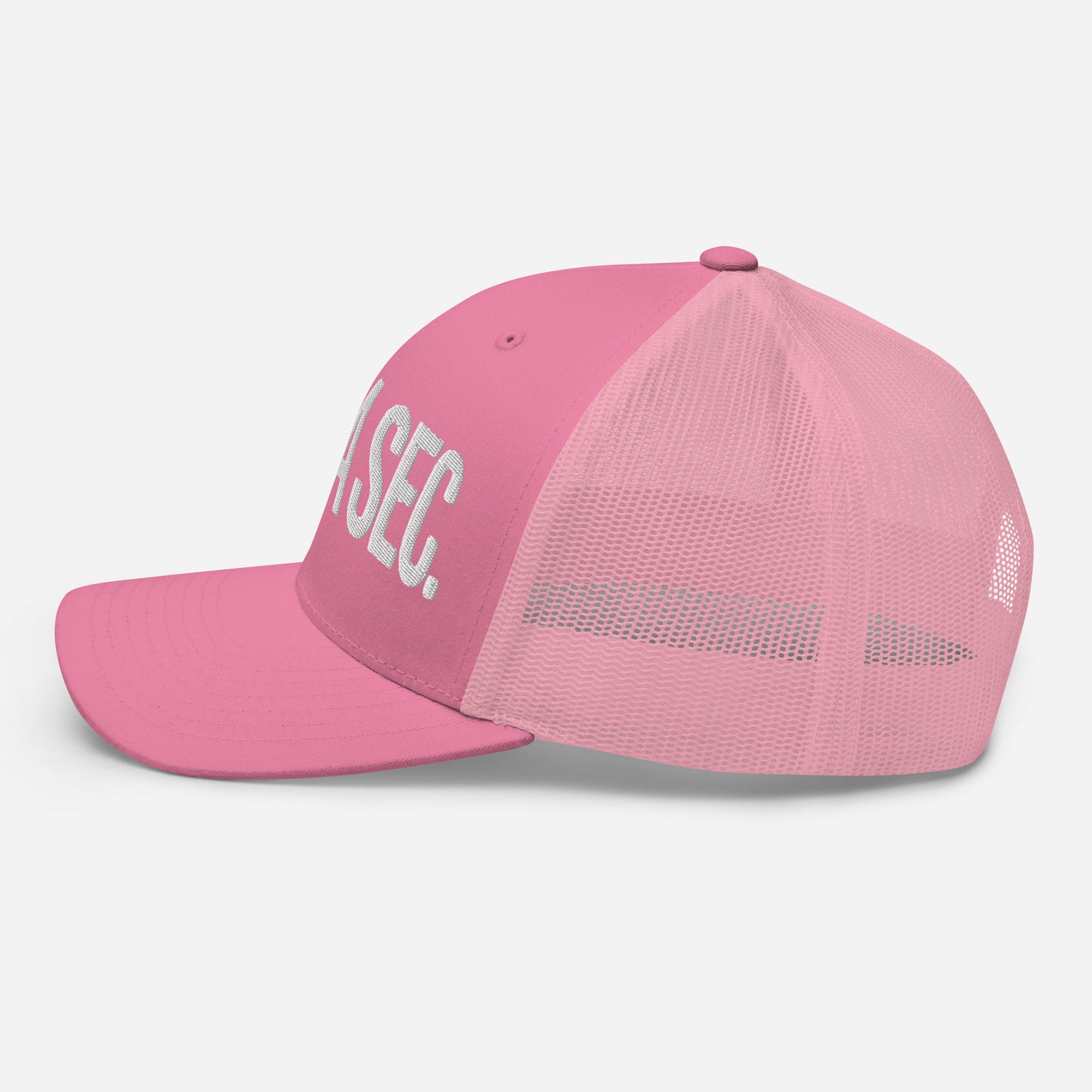 Embroidered "Just A Sec" Trucker Cap – Comfortable & Classic for Sunny Days