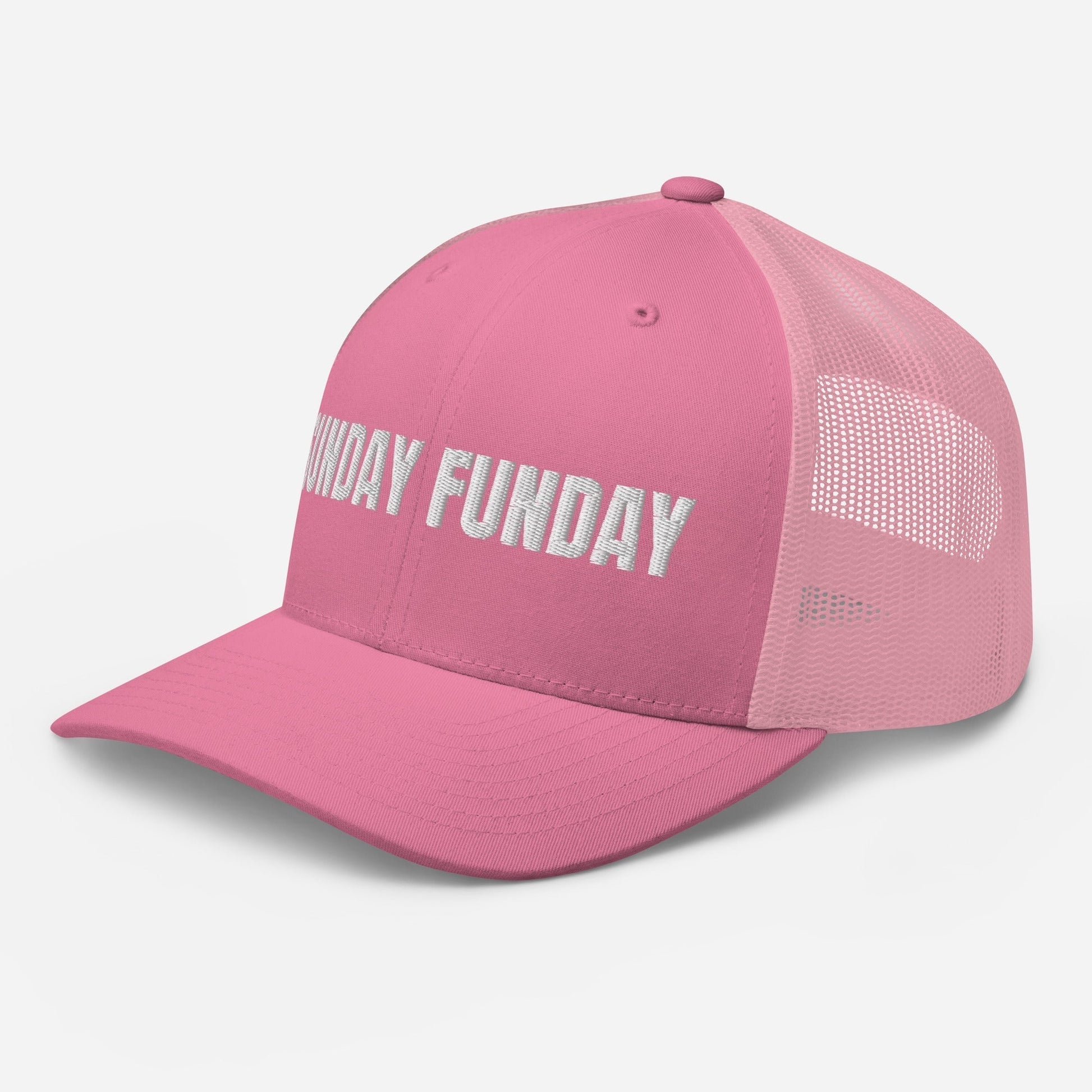 Sunday Funday Embroidered Trucker Cap