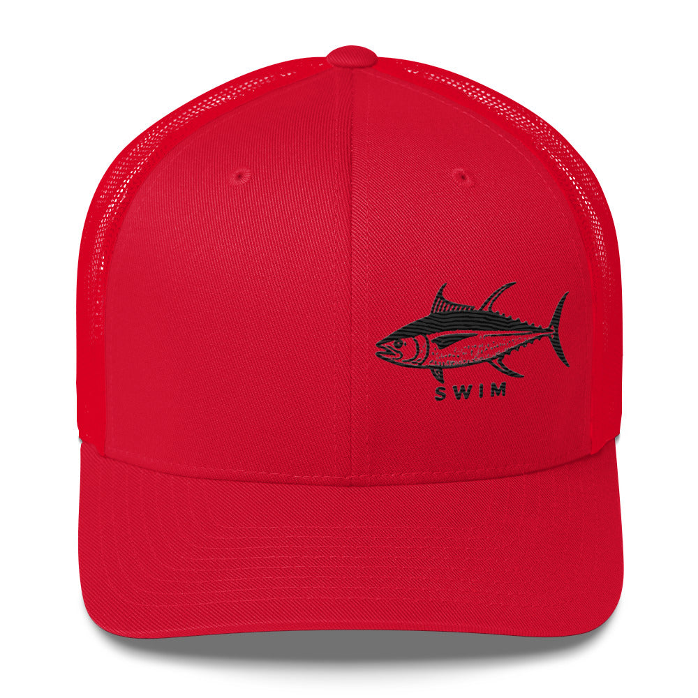 Yellowfin Tuna EmbroideredTrucker Cap