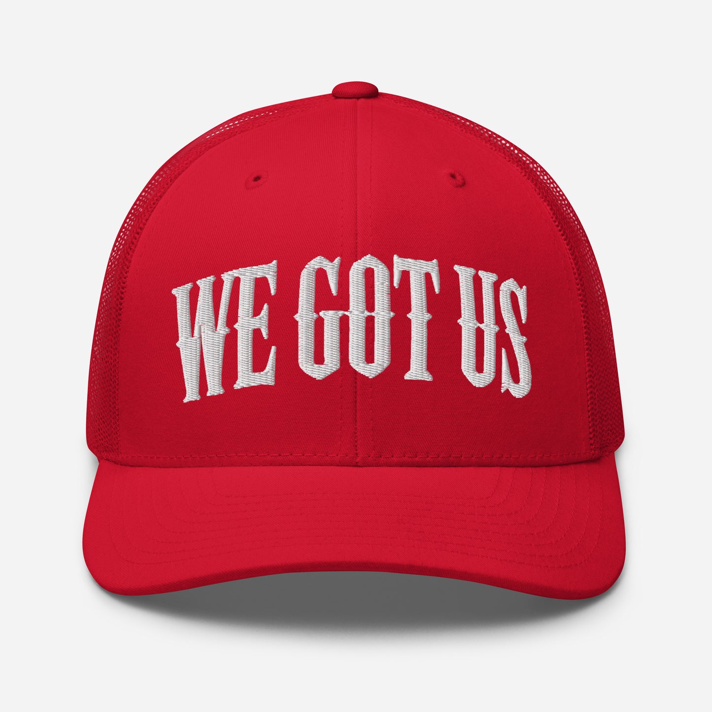 Embroidered 'WE GOT US' Trucker Cap – Support Each Other,