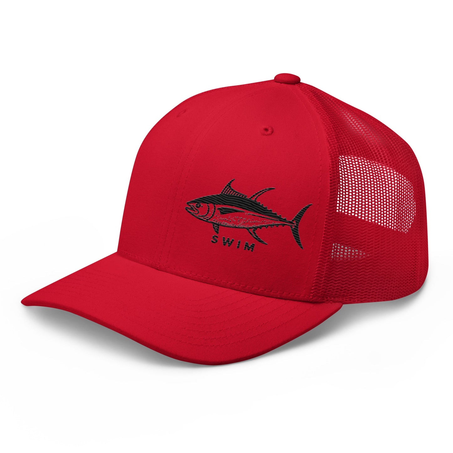 Yellowfin Tuna EmbroideredTrucker Cap