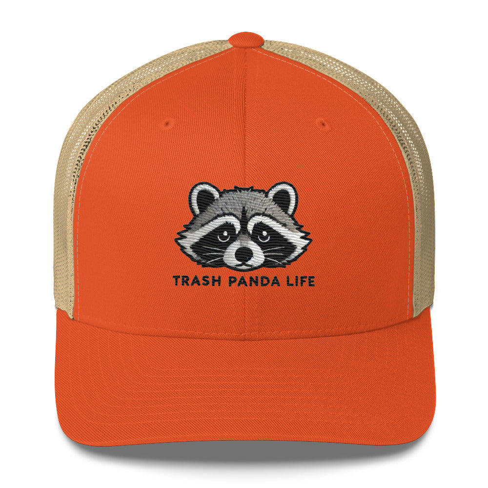 Embroidered Trash Panda Wildlife Humor Trucker Hat – Funny & Stylish