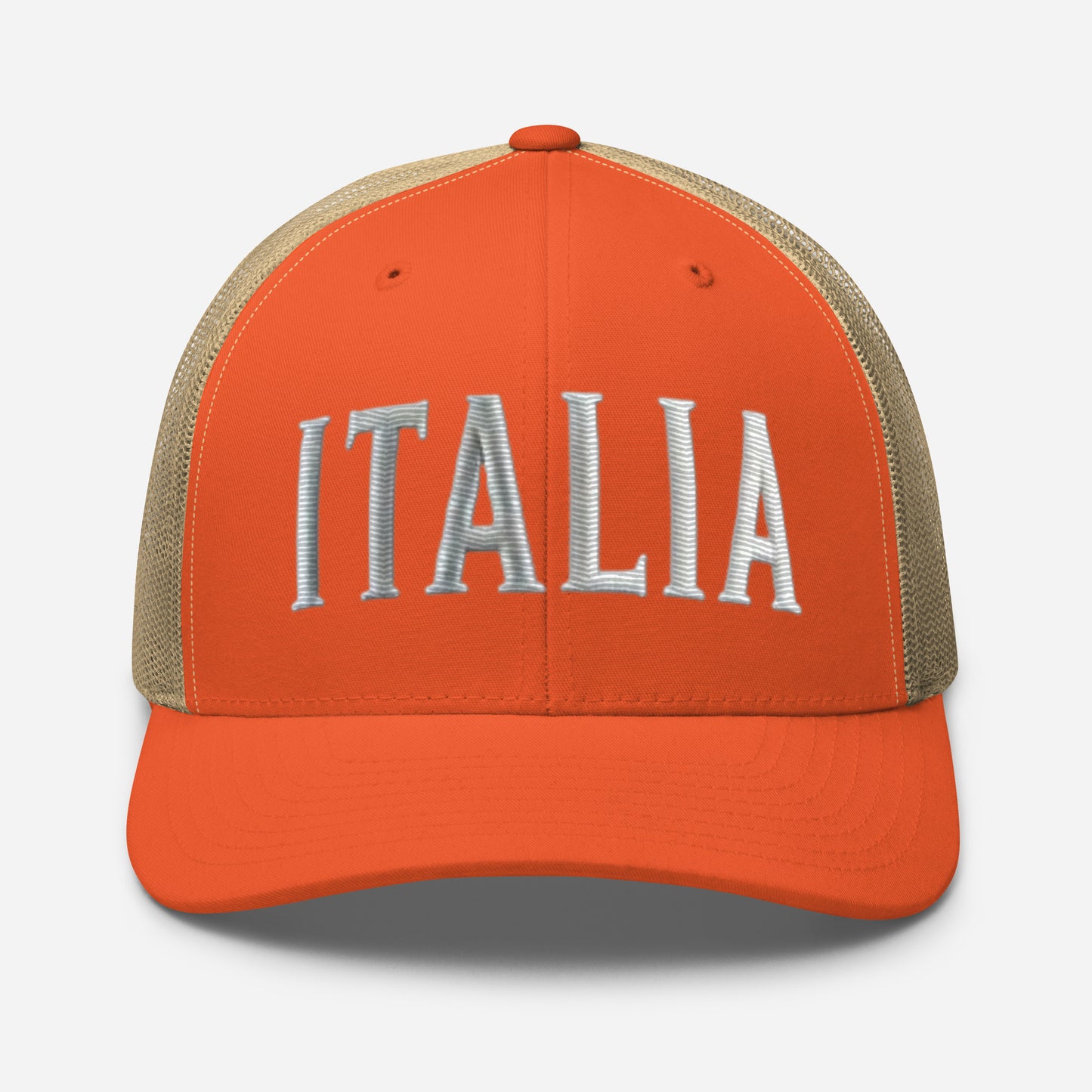 Embroidered Italy Hat – Stylish Trucker Cap for Every Day Italia Hat Vacation Destination