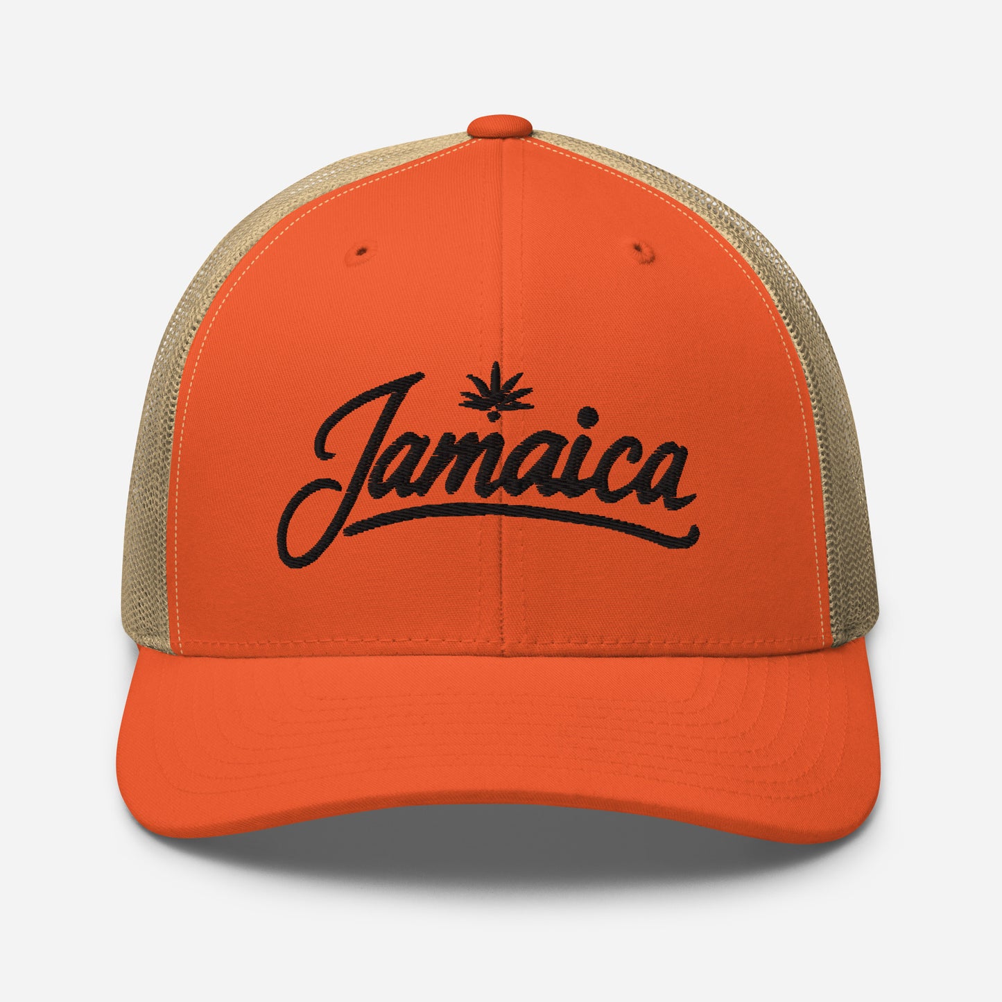 Embroidered 'Jamaica Vacation Celebration' Trucker Cap – Comfortable Sun Hat