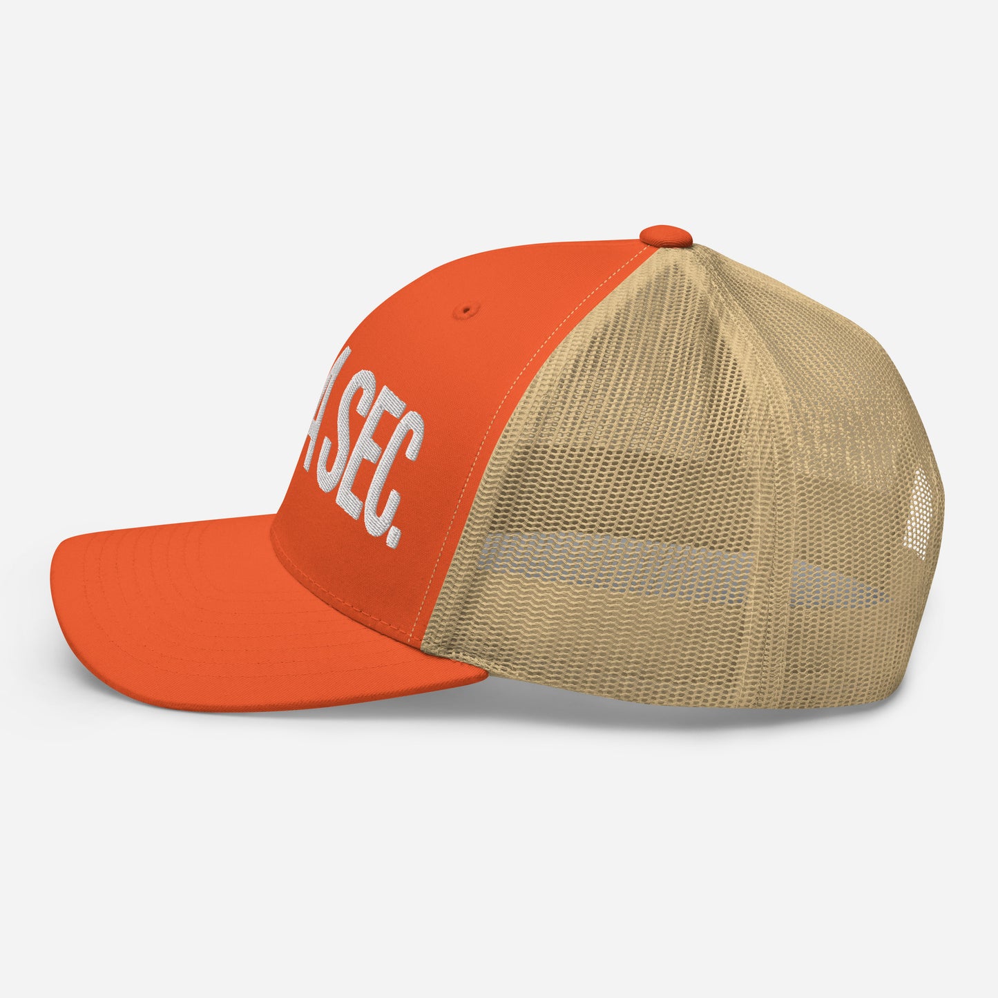 Embroidered "Just A Sec" Trucker Cap – Comfortable & Classic for Sunny Days