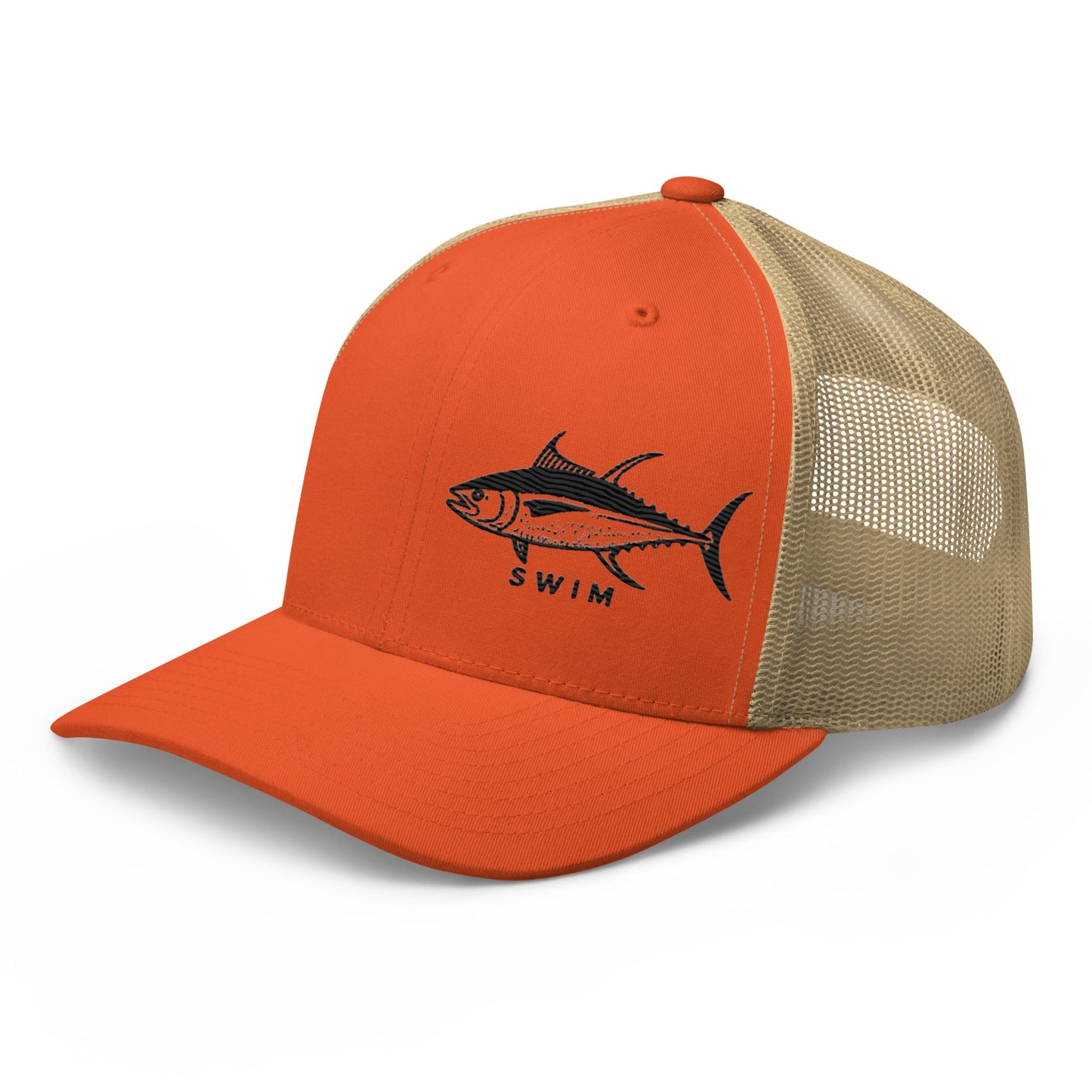 Yellowfin Tuna EmbroideredTrucker Cap