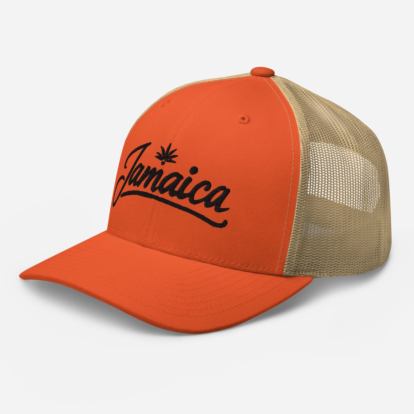 Embroidered 'Jamaica Vacation Celebration' Trucker Cap – Comfortable Sun Hat