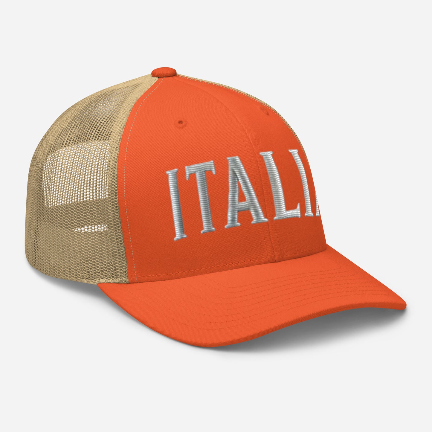 Embroidered Italy Hat – Stylish Trucker Cap for Every Day Italia Hat Vacation Destination