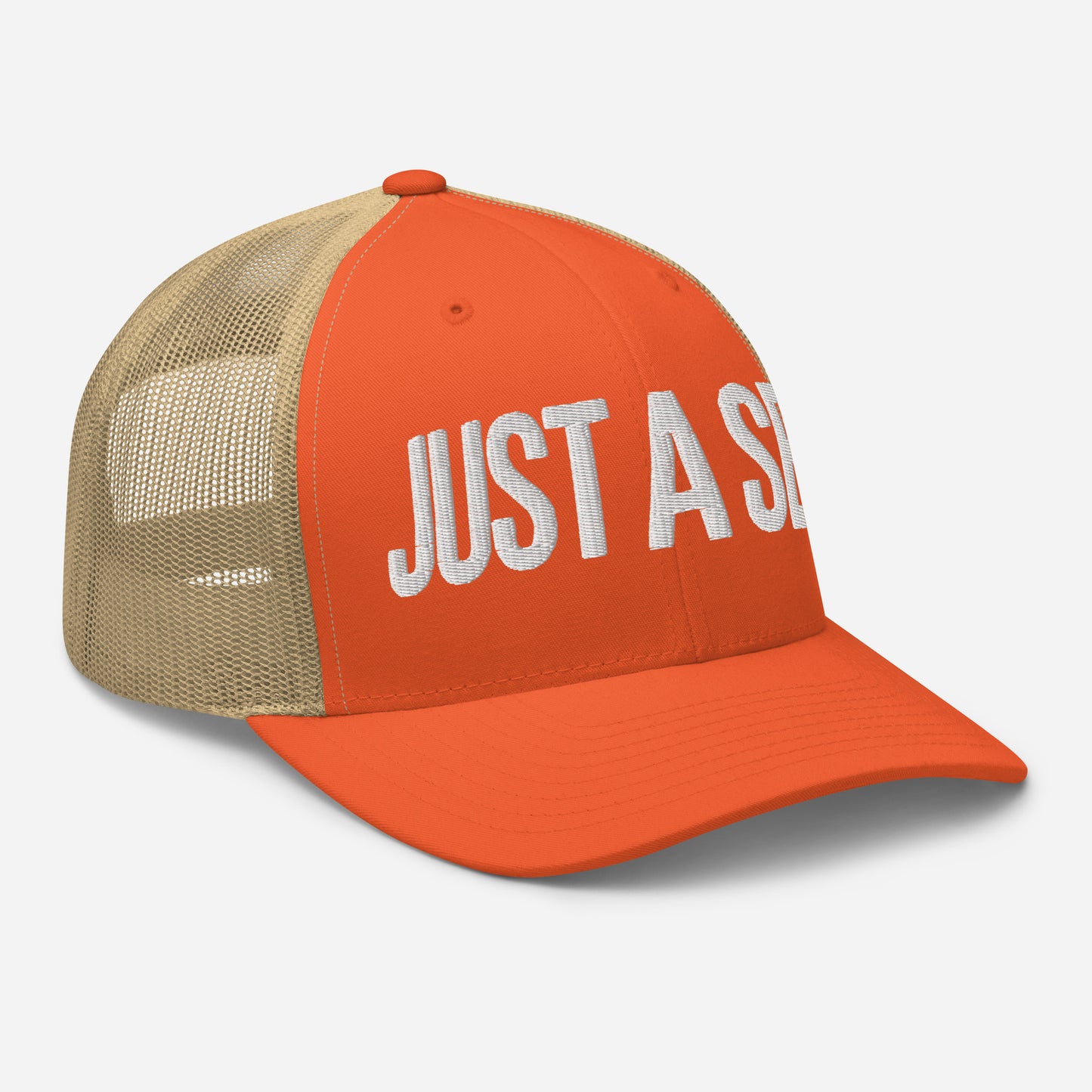 Embroidered "Just A Sec" Trucker Cap – Comfortable & Classic for Sunny Days