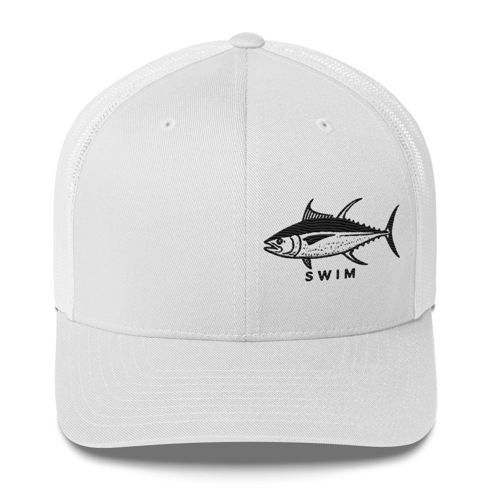 Yellowfin Tuna EmbroideredTrucker Cap