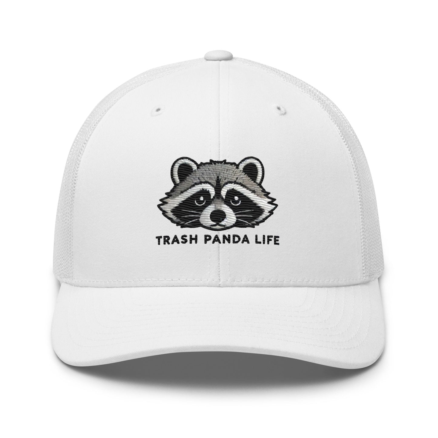 Embroidered Trash Panda Wildlife Humor Trucker Hat – Funny & Stylish