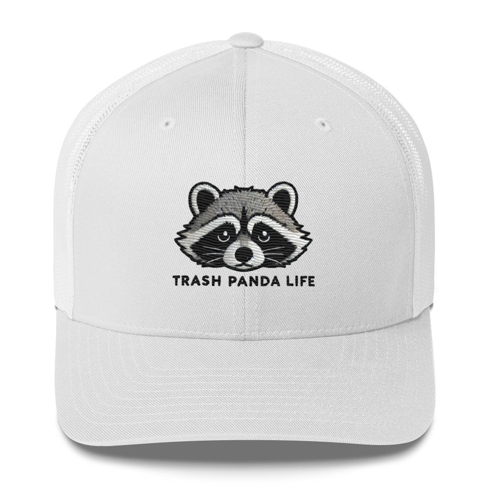 Embroidered Trash Panda Wildlife Humor Trucker Hat – Funny & Stylish