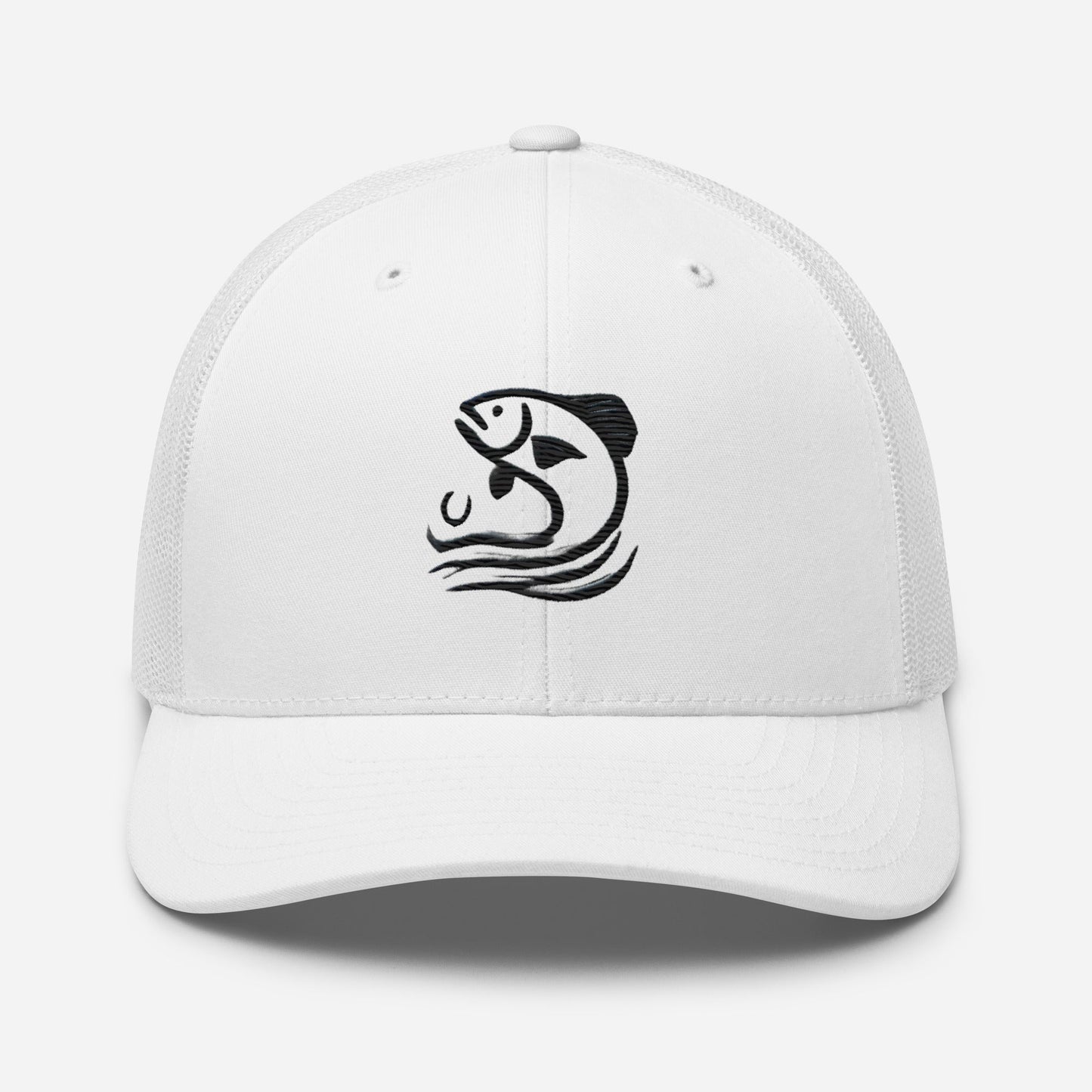 Minimalist Graphic Cast Away Fishing Trucker Cap