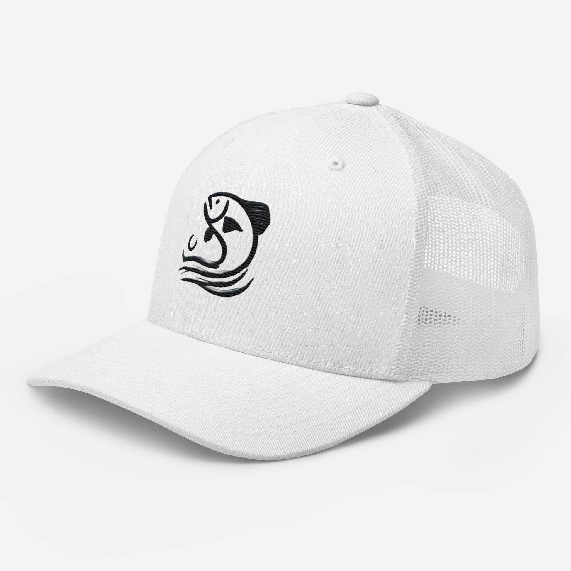 Minimalist Graphic Cast Away Fishing Trucker Cap