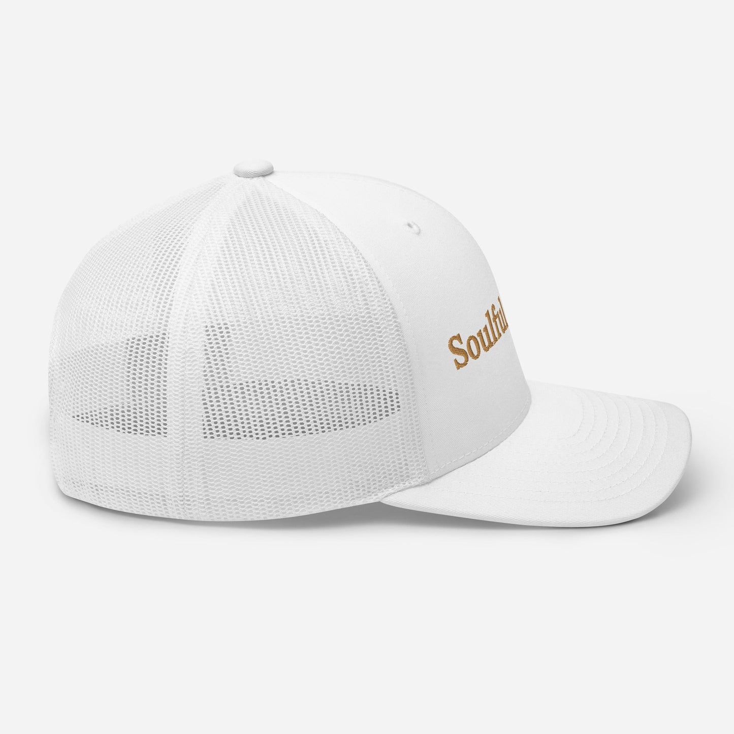 soulful journey embroidered trucker cap