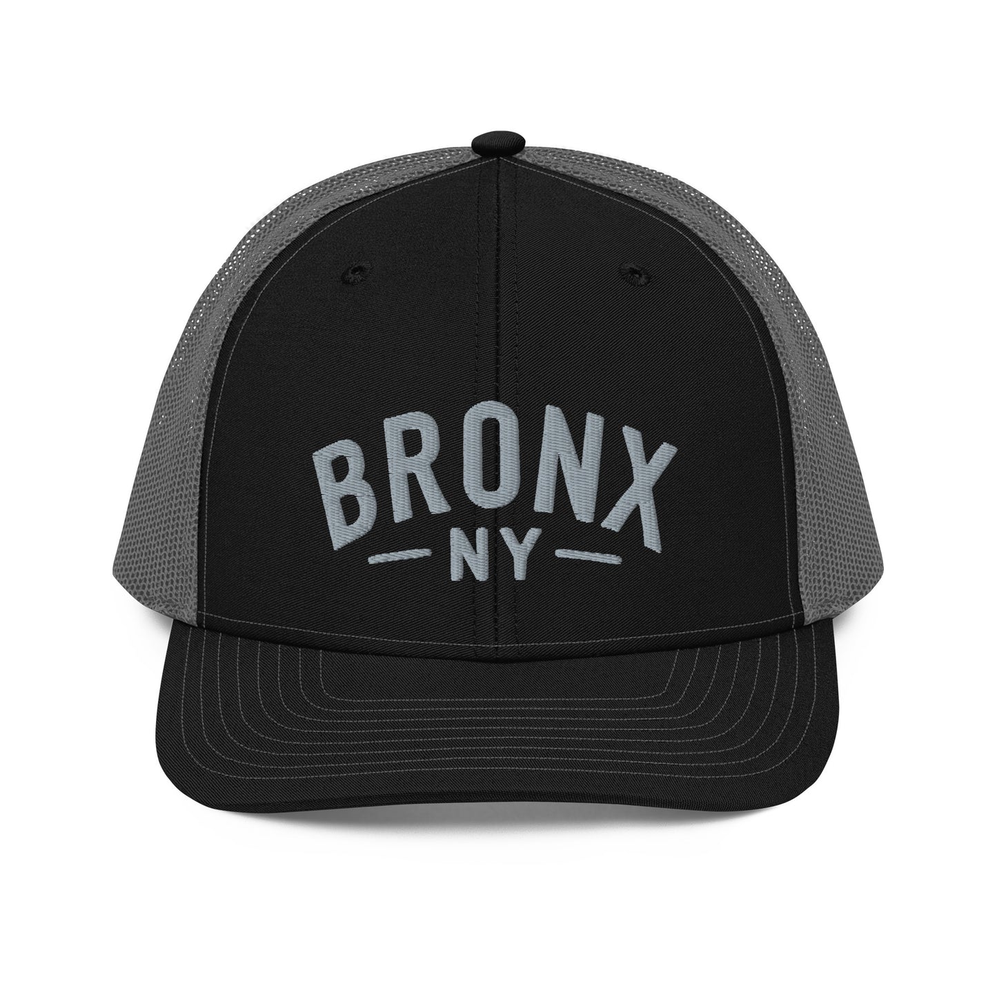 Embroidered 'Bronx NY' Trucker Hat  Adjustable Snapback, Mid-Profile