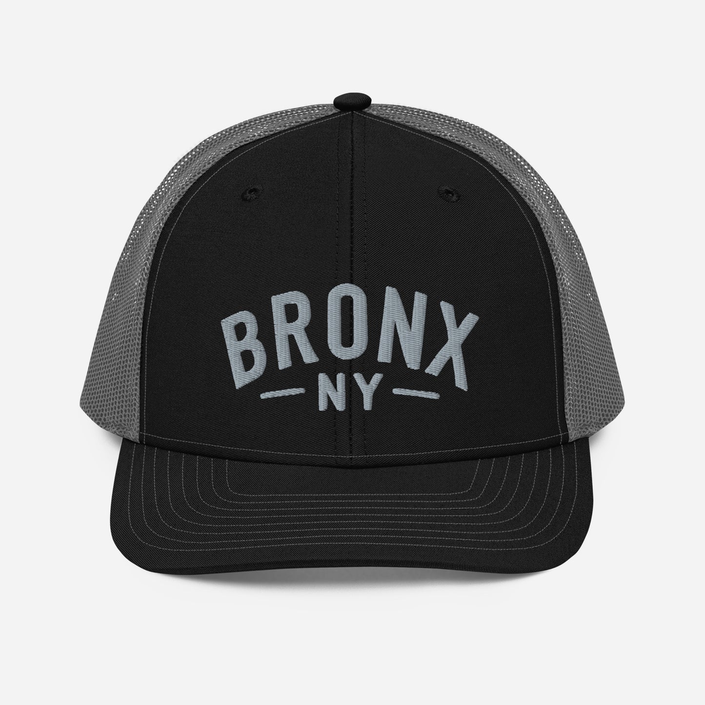 Embroidered 'Bronx NY' Trucker Hat  Adjustable Snapback, Mid-Profile