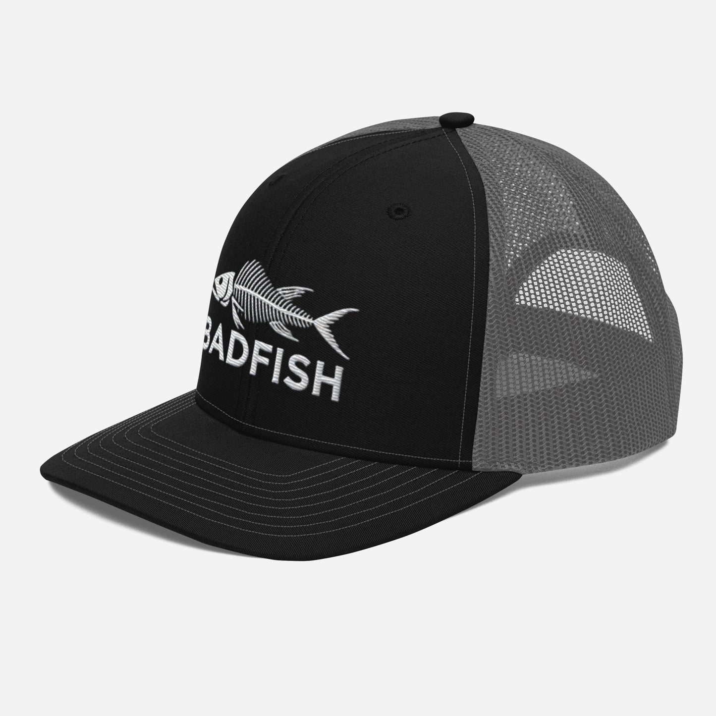 Badfish Embroidered Trucker Cap – Stylish & Comfortable Snapback Hat Fishing Hat