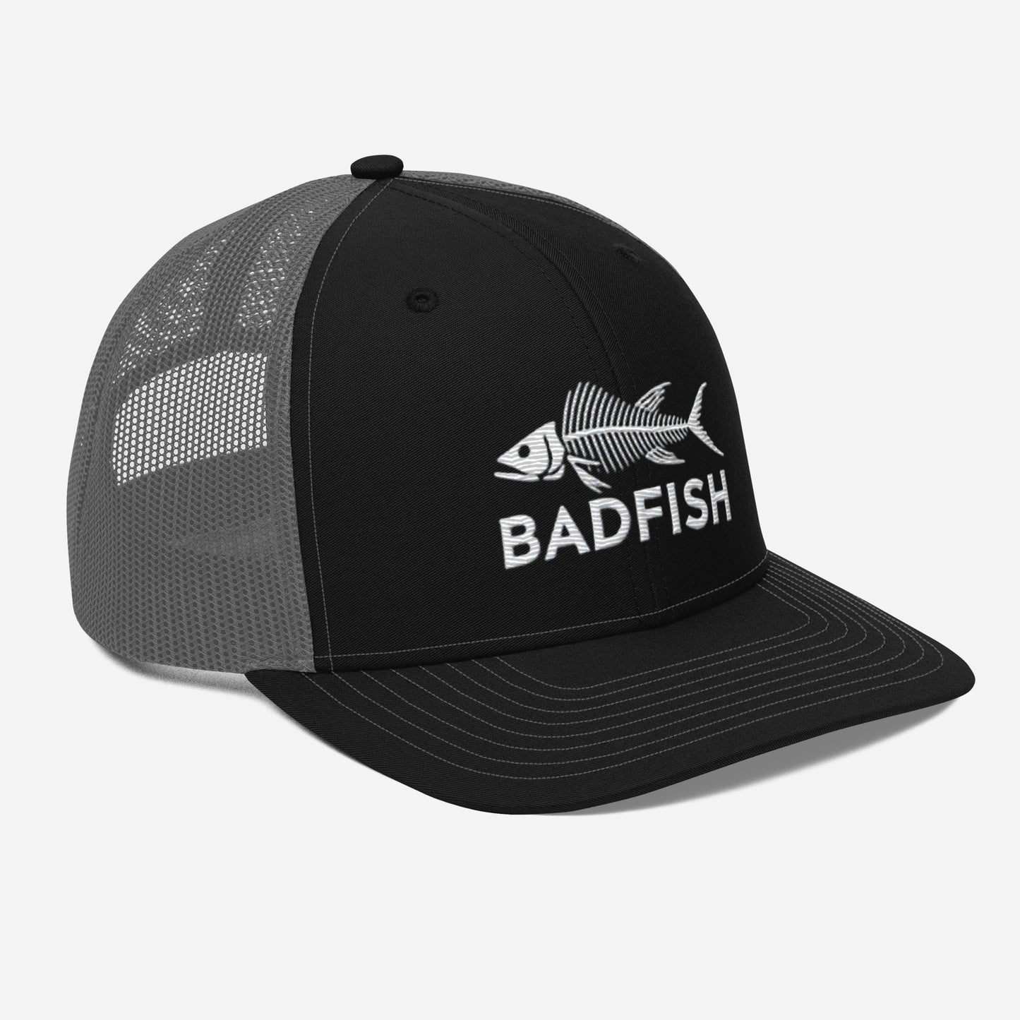 Badfish Embroidered Trucker Cap – Stylish & Comfortable Snapback Hat Fishing Hat