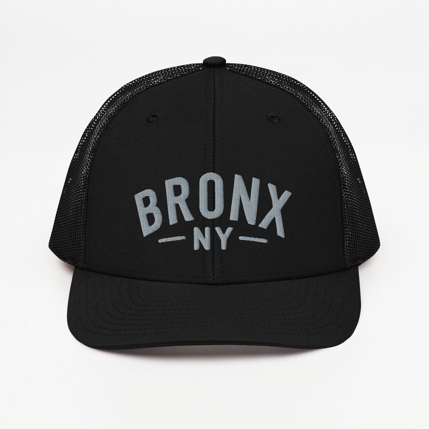 Embroidered 'Bronx NY' Trucker Hat  Adjustable Snapback, Mid-Profile