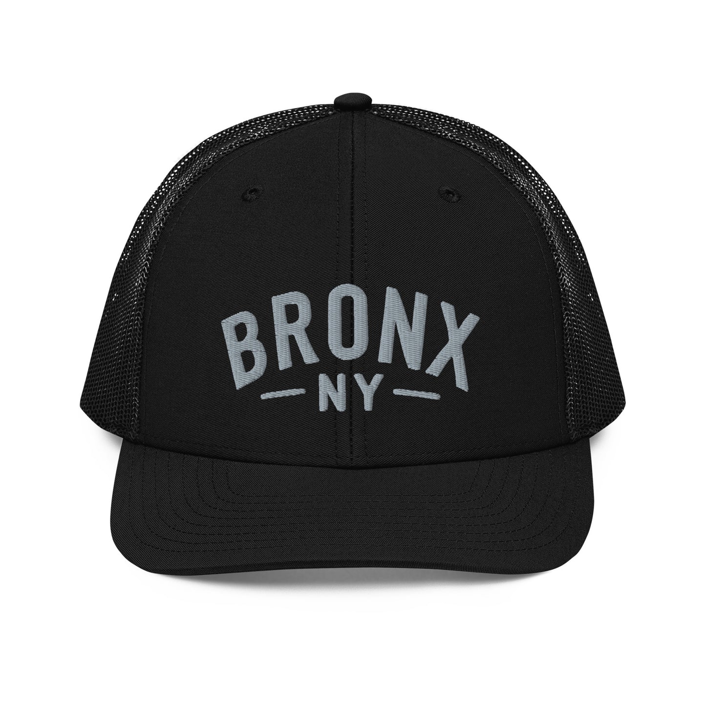 Embroidered 'Bronx NY' Trucker Hat  Adjustable Snapback, Mid-Profile