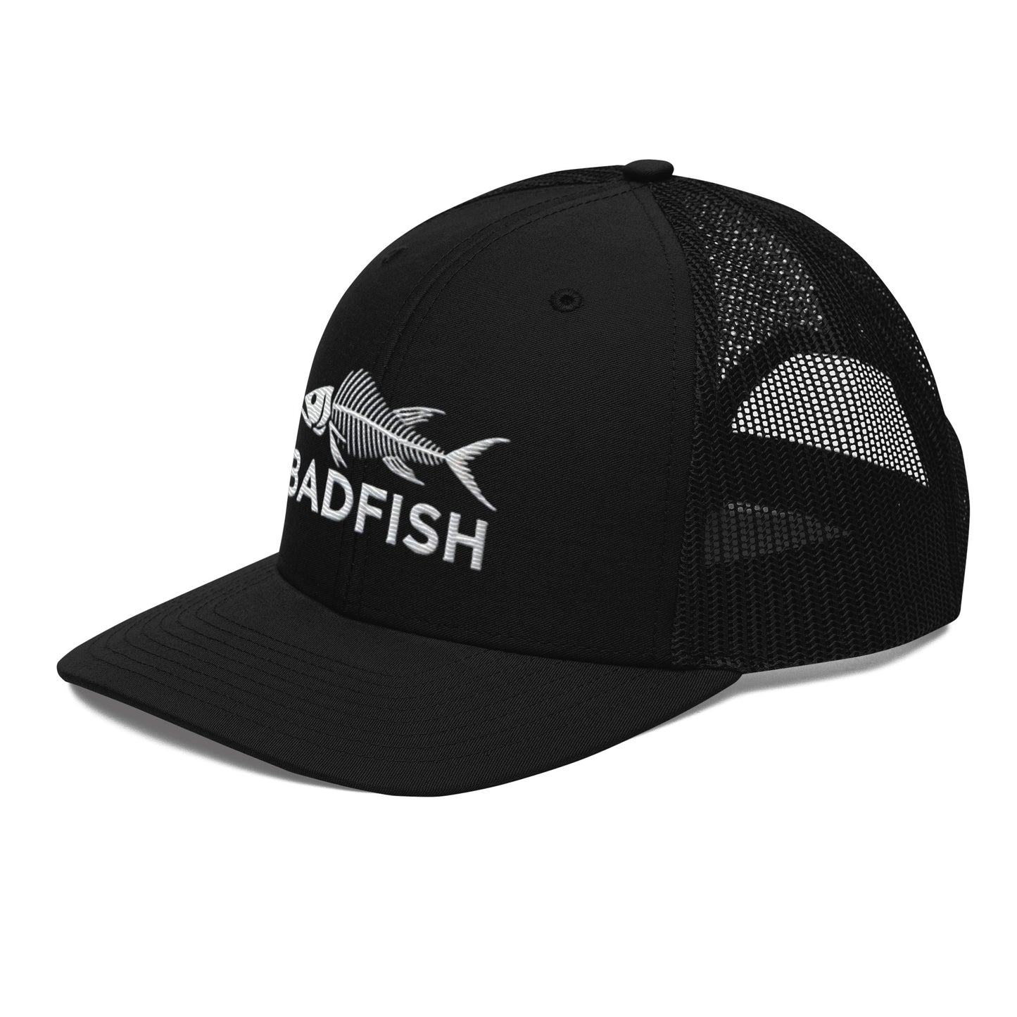 Badfish Embroidered Trucker Cap – Stylish & Comfortable Snapback Hat Fishing Hat