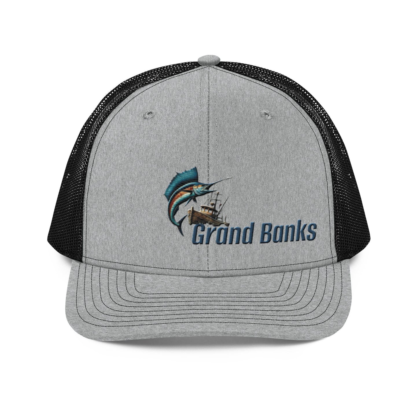 Grand Banks Offshore Embroidered Fishing Hat- Sailfish designed logo