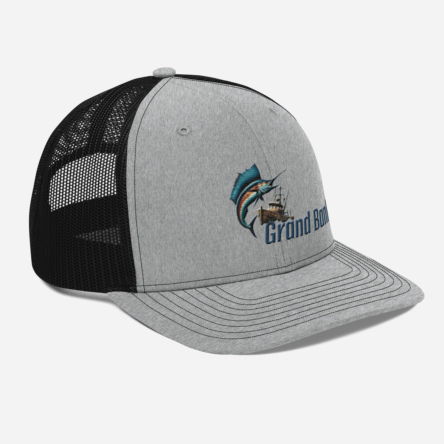 Grand Banks Offshore Embroidered Fishing Hat- Sailfish designed logo