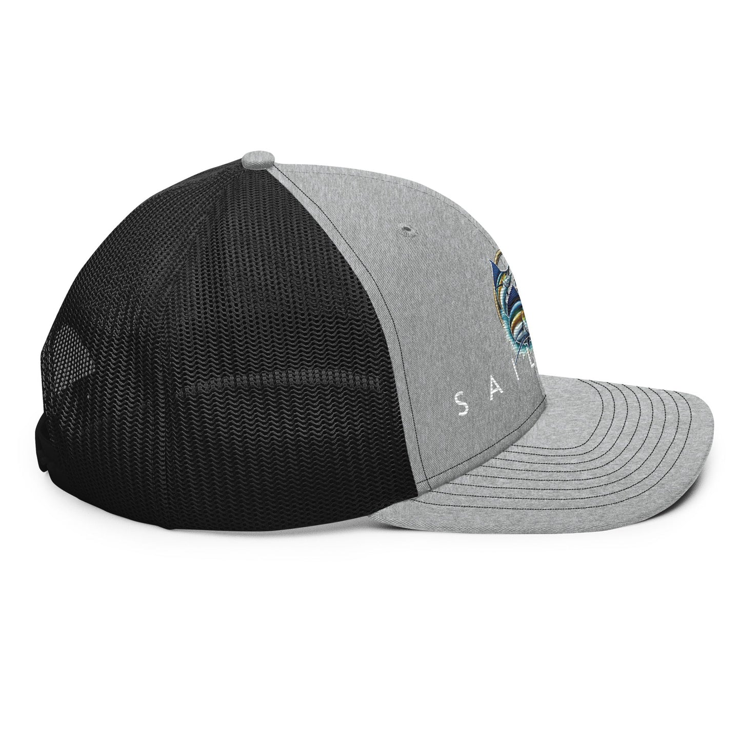 Sailfish Embroidered Offshore  Fishing Hat-Trucker Cap