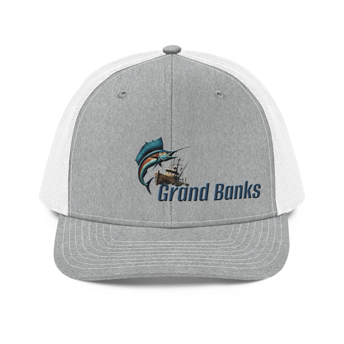 Grand Banks Offshore Embroidered Fishing Hat- Sailfish designed logo