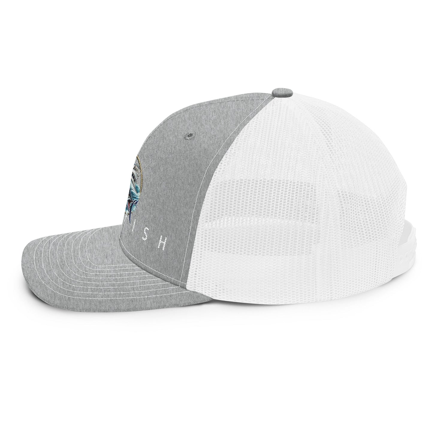 Sailfish Embroidered Offshore  Fishing Hat-Trucker Cap