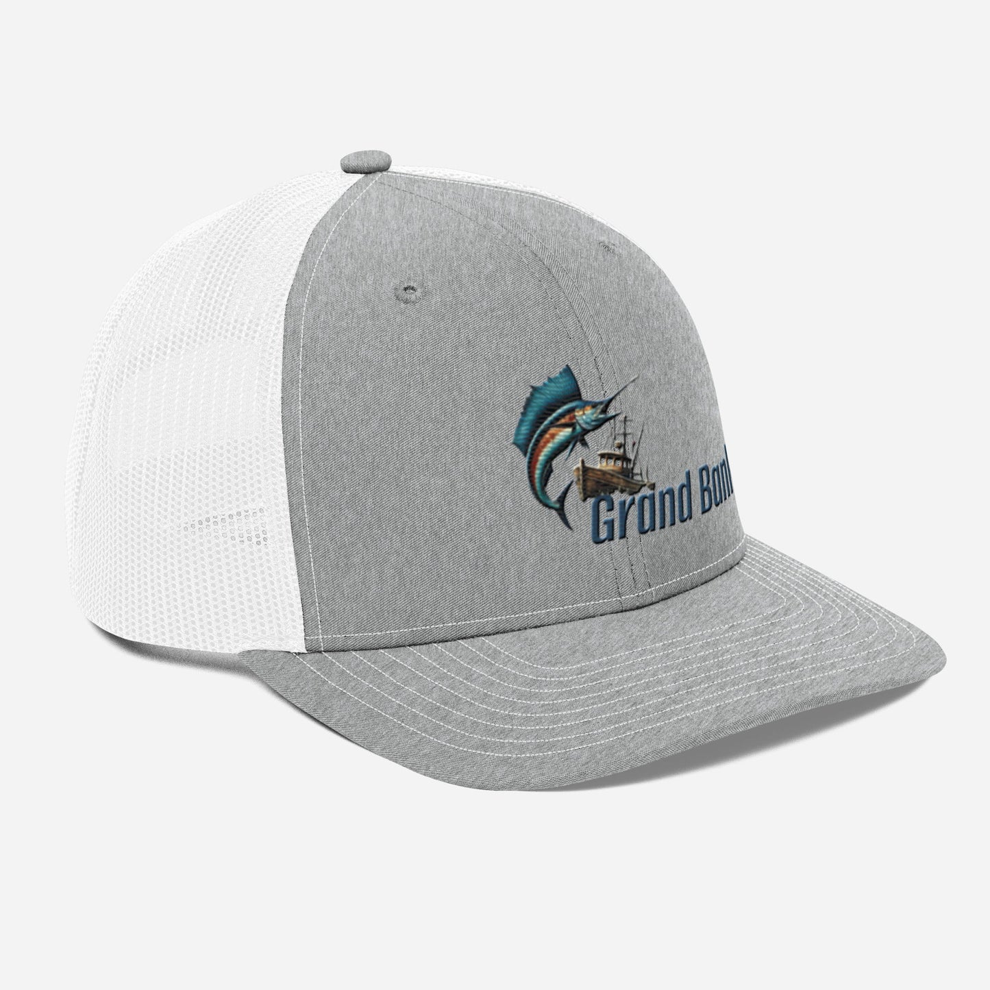 Grand Banks Offshore Embroidered Fishing Hat- Sailfish designed logo