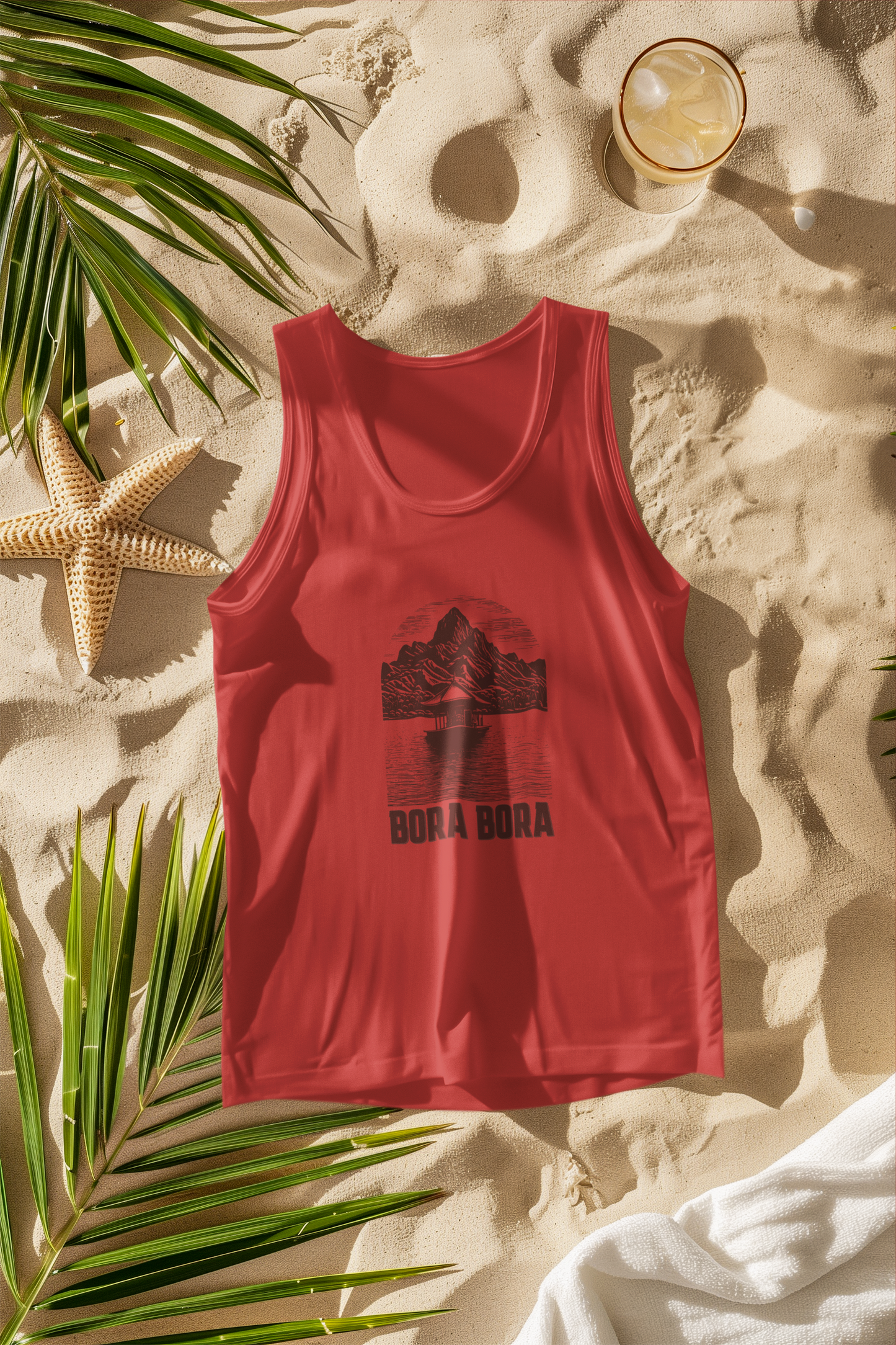 Bora Bora Tank Top Comfortable Casual Travel & Outdoor Adventure Sleeveless Tee