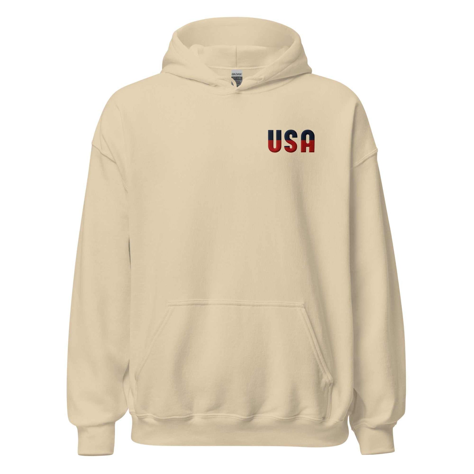 Patriotic Side USA Unisex Hoodie