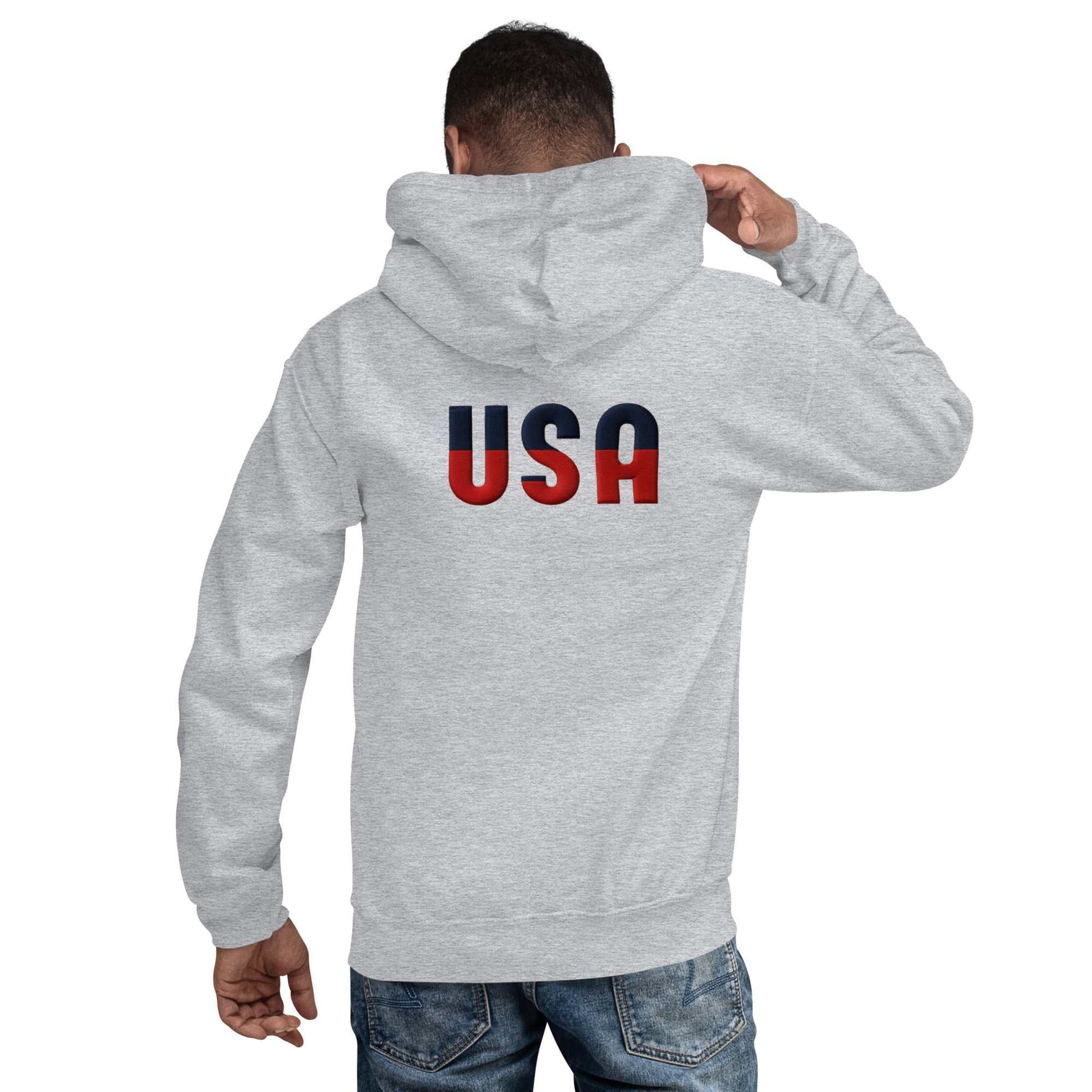 Patriotic Side USA Unisex Hoodie