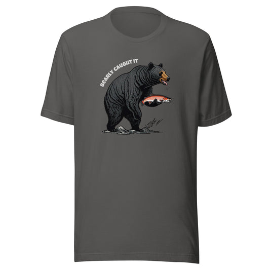 Black Bear Fishing T-Shirt